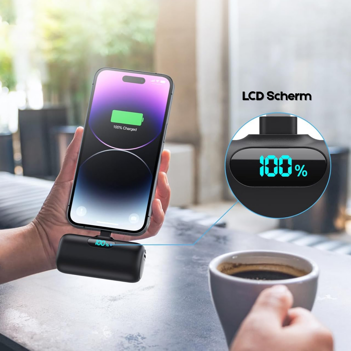 NanoVolt™ – Mini Draagbare Powerbank